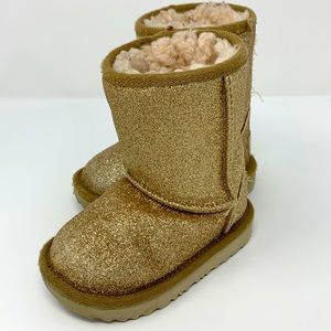 Ugg Toddler Girls Sparkly Golden Shimmer Booties